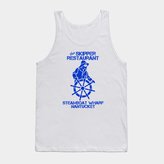 Skipper Restaurant. Nantucket. Distressed Tank Top by fiercewoman101